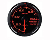 Defi Racer Series 52mm Metric Pressure Gauge - Red