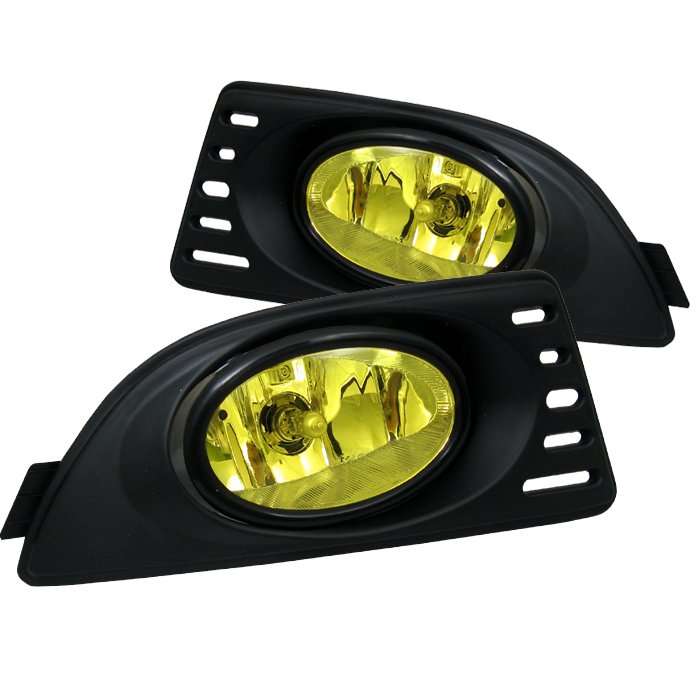 Spyder Acura Oem Yellow Fog Lights Rsx 05-07