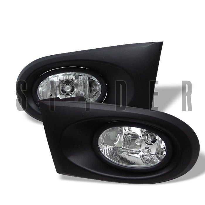Spyder Acura Oem Clear Fog Lights Rsx 02-04