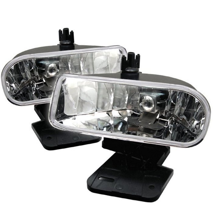 Spyder Clear Fog Lights No Switch Chevrolet Silverado 99-02