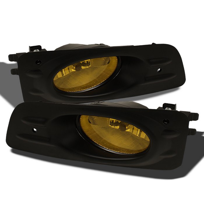 Spyder 4Dr Oem Yellow Fog Lights Honda Accord 06-07