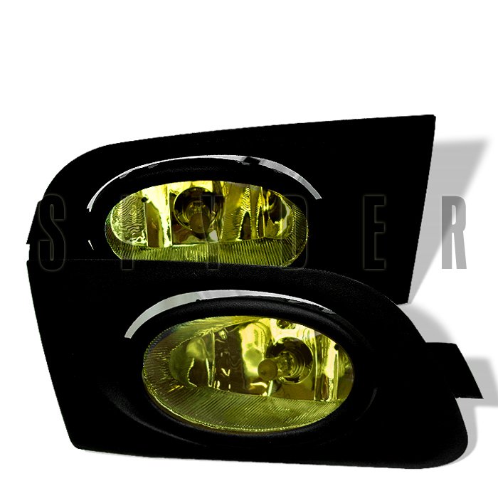 Spyder Oem Yellow Fog Lights Honda Civic 01-03