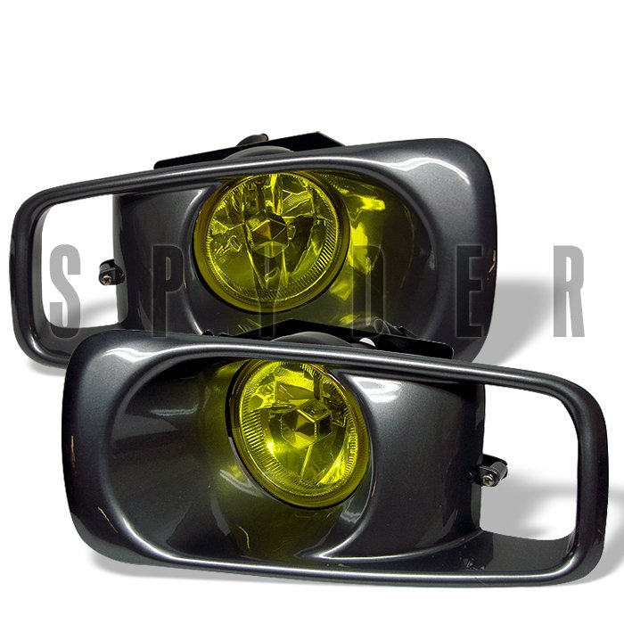 Spyder Oem Yellow Fog Lights Honda Civic 99-00