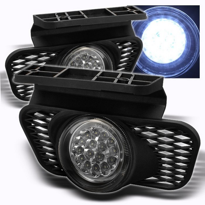 Spyder Chrome LED FOG LIGHTS Chevrolet SILVERADO 03-05 AVALANCHE 02-06