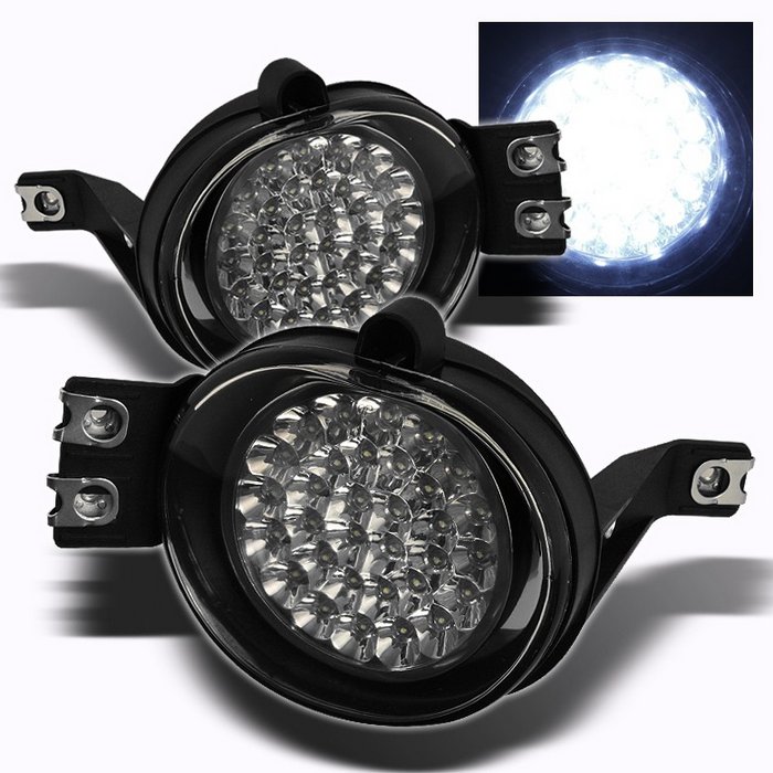 Spyder CHROME LED FOG LIGHTS DODGE RAM 02-06 / DURANGO 04-05