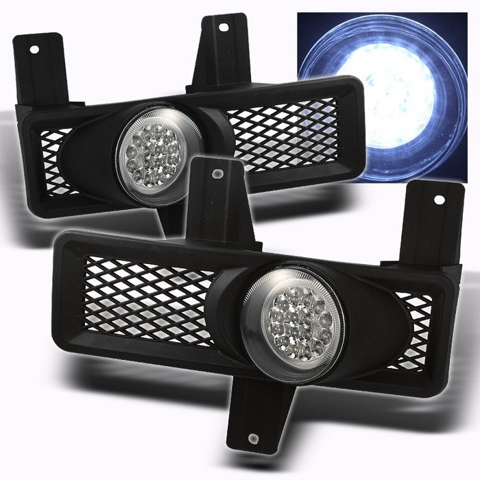 Spyder CHROME LED FOG LIGHTS FORD F150 97-98 / EXPEDITION 97-98