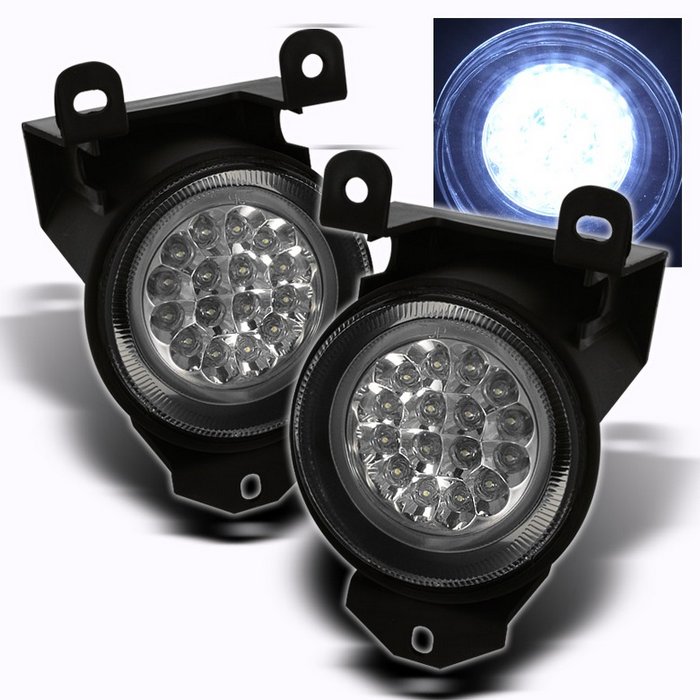 Spyder CHROME LED FOG LIGHTS GMC DENALI 99-06 / SIERRA C3 03-06