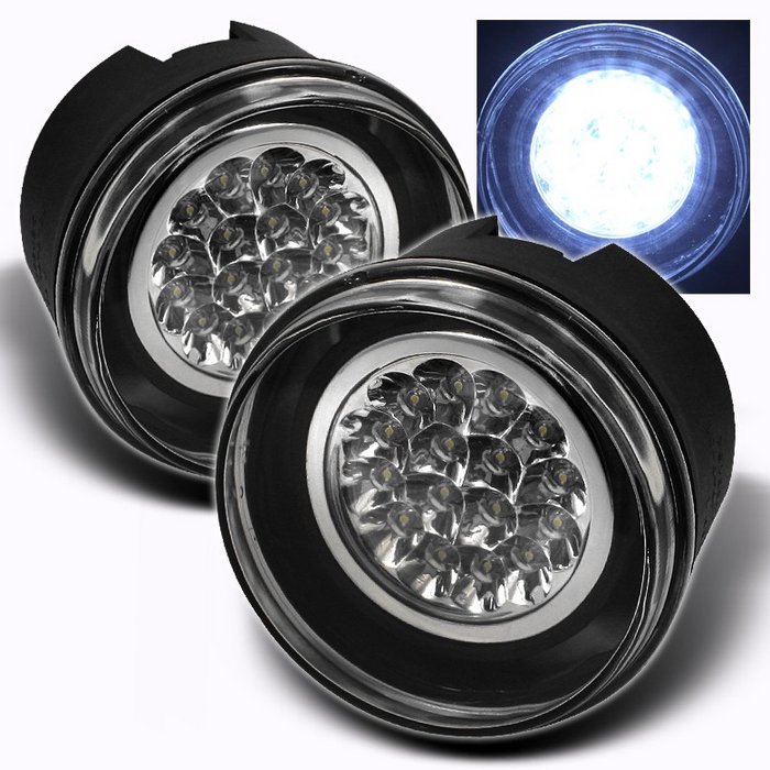 Spyder CHROME LED FOG LIGHTS JEEP GRAND CHEROKEE 05-07