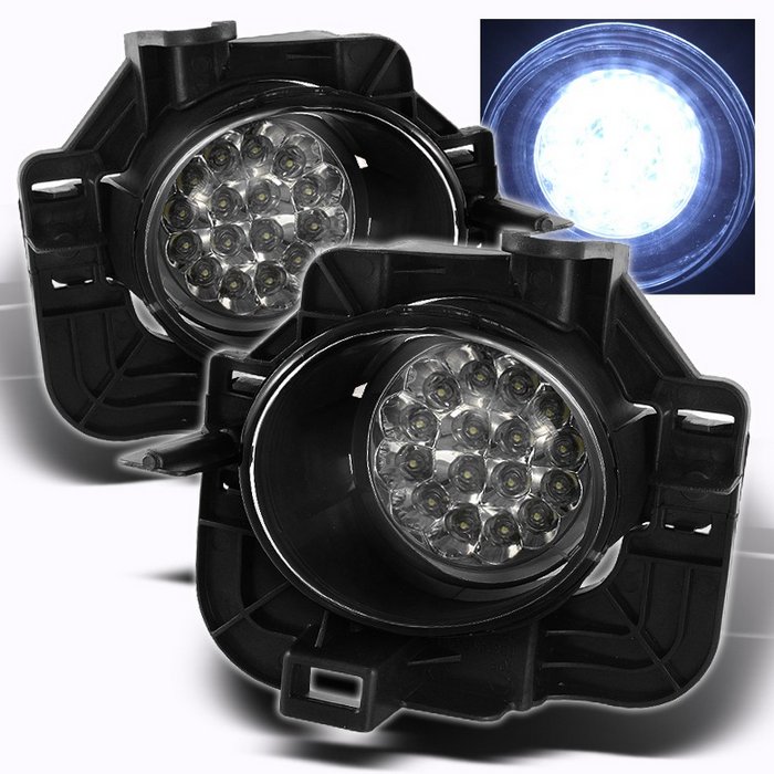 Spyder CHROME 4DR LED FOG LIGHTS Nissan ALTIMA 07-09