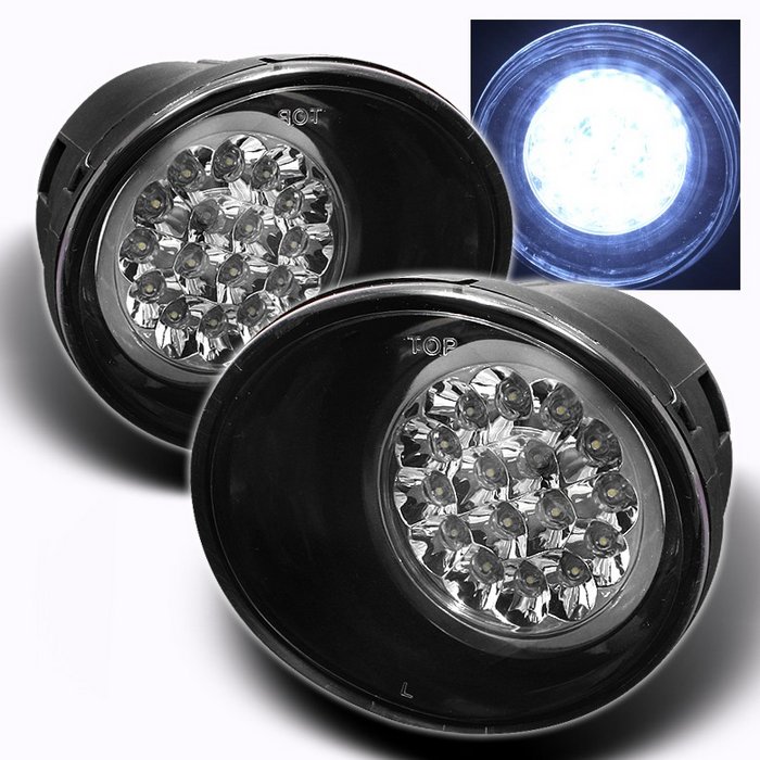 Spyder CHROME LED FOG LIGHTS NISSAN TITAN/ARMADA 04-08