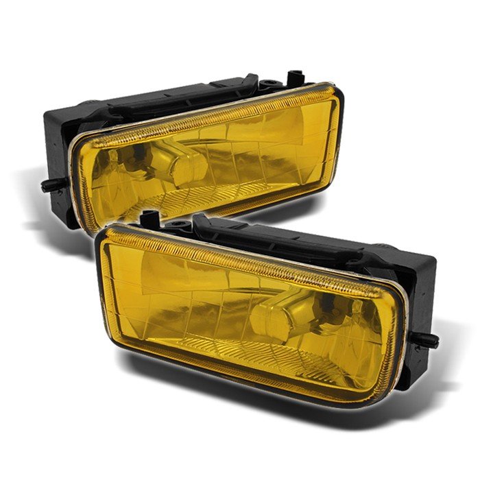 Spyder Euro Yellow Fog Lights No Switch BMW E36 3-Series 92-98