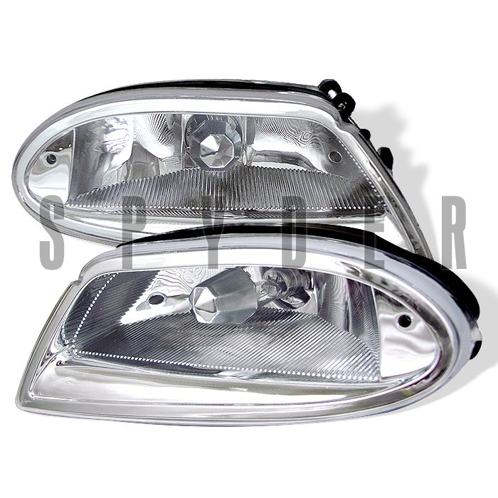 Spyder Fog Lights No Switch Chrome Mercedes Benz Ml W163 02-05