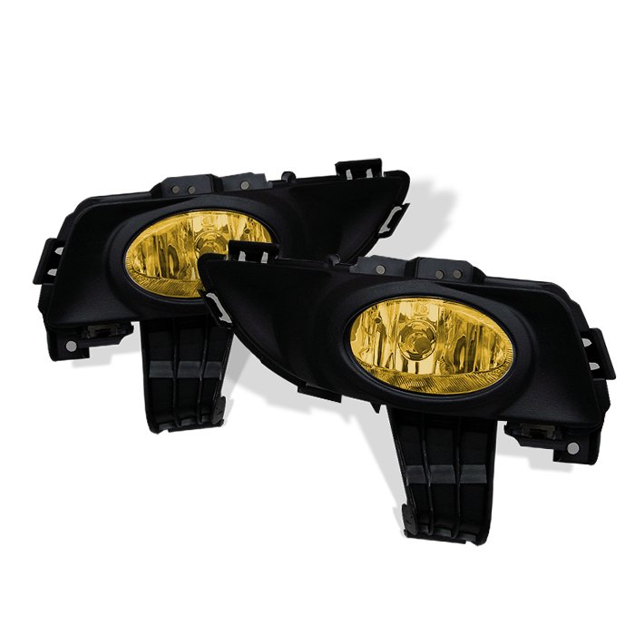 Spyder 4Dr Oem Yellow Fog Lights Mazda 3 03-06