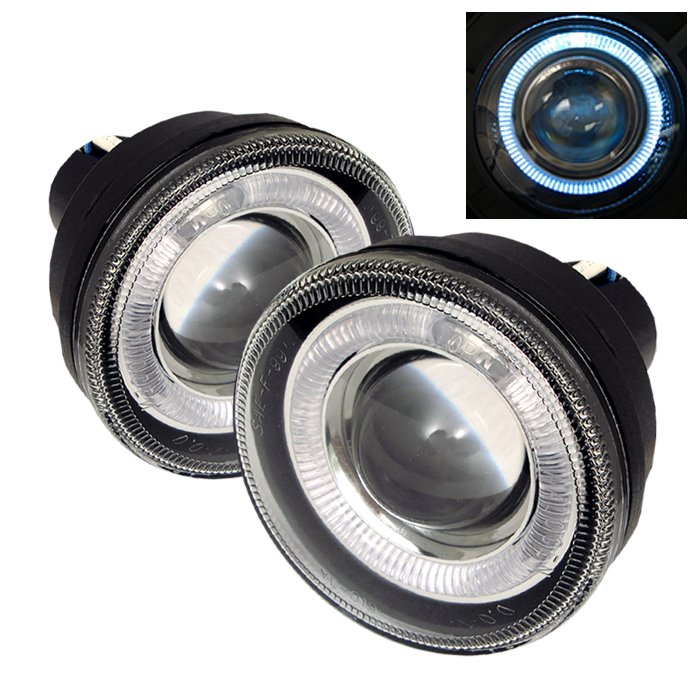 Spyder Halo Projector Clear Fog Lights Dodge Dakota 01-04 Durango 01-03