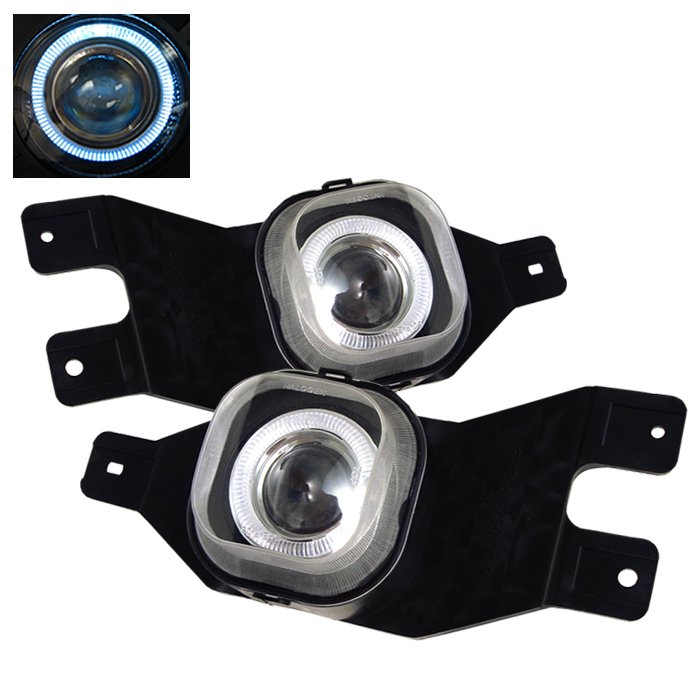 Spyder Halo Projector Clear Fog Lights Ford F250 F350 99-04 Excursion 01-04