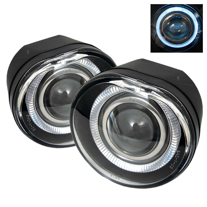 Spyder Halo Projector Clear Fog Lights Jeep Liberty 02-04