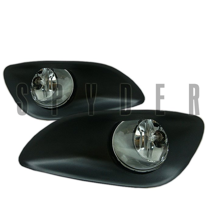 Spyder 4Dr Oem Clear Fog Lights Toyota Yaris 06-08