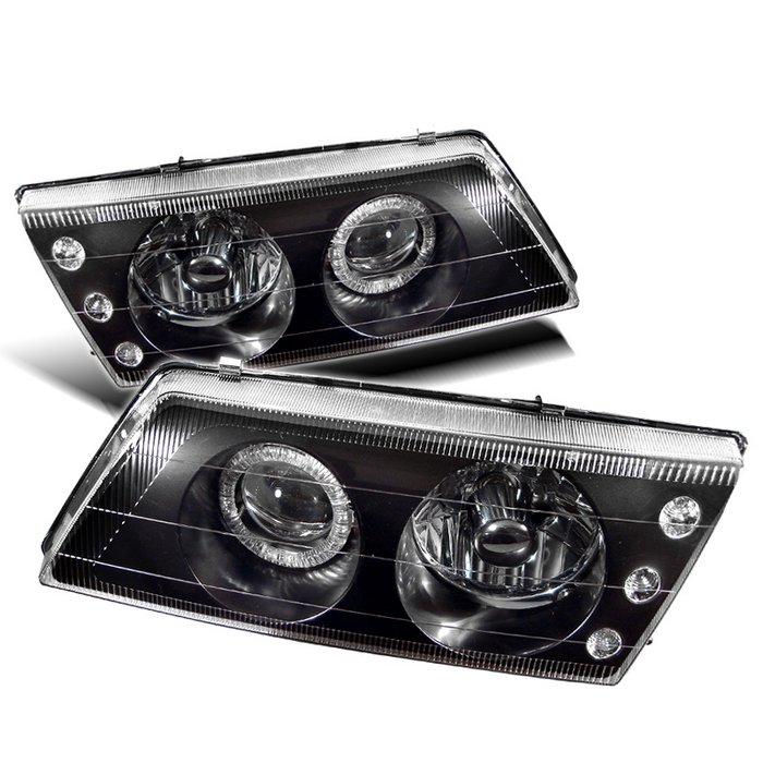 Spyder LED Black Crystal HeadLights Nissan 0Sx Sentra 95-98