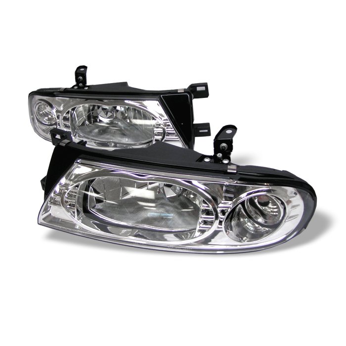 Spyder Chrome Crystal HeadLights Nissan Altima 93-97