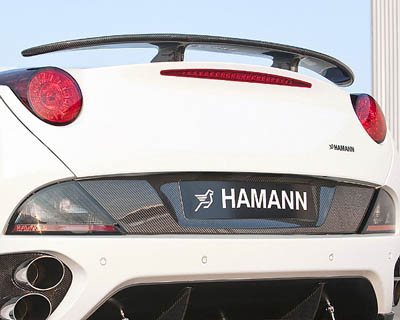 Hamann Rear End License Plate Cowling Carbon Fiber Ferrari California 08-12