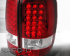 SpecD Red/Clear LED Tail Lights GMC Yukon 00-06