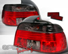 SpecD Red/Smoked Euro Tail Lights BMW 5-Series E39 96-00