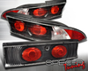 SpecD Black Housing Altezza Tail Lights Mitsubishi Eclipse 95-99
