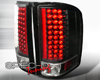 SpecD V2 Black Housing LED Tail Lights Chevrolet Silverado 07-08