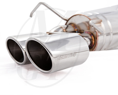 Meisterschaft Stainless GT Racing Exhaust 2x83mm Tips Mercedes-Benz C250 Coupe 1.8L Turbo 12+
