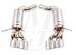 Meisterschaft Stainless GT Racing Exhaust 4x120x80mm Tips Mercedes-Benz C63 AMG Coupe 12+