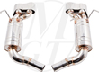 Meisterschaft Stainless GT Racing Exhaust 4x120x80mm Tips Mercedes-Benz C63 AMG Coupe 12+
