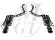 Meisterschaft Stainless GT Racing Exhaust 2x120x80mm Tips Mercedes-Benz S600 V12 Bi-Turbo Sedan 09+