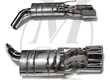 Meisterschaft Stainless HP Touring Exhaust 4x120x80mm Tips Mercedes-Benz S600 V12 Bi-Turbo Sedan 09+