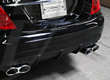 Meisterschaft Stainless GT Racing Exhaust 4x120x80mm Tips Mercedes-Benz CL550 5.5L V8 07-10