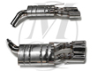 Meisterschaft Stainless GT Racing Exhaust 4x120x80mm Tips Mercedes-Benz CL600 V12 Bi-Turbo 07+