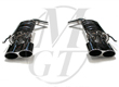 Meisterschaft Stainless GT Racing Exhaust 4x120x80mm Tips Mercedes-Benz CL600 V12 Bi-Turbo 07+
