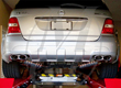 Meisterschaft Stainless HP Touring Exhaust 4x120x80mm Tips Mercedes-Benz ML63 AMG 6.3L 07-11