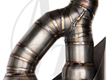 Meisterschaft Titanium GT Racing Exhaust 4x120x80mm Tips Mercedes-Benz ML63 AMG 6.3L 07-11