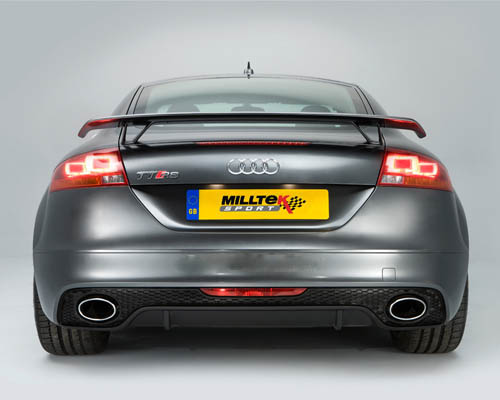 Milltek Resonated Catback Exhaust Audi TTRS 07-12