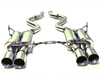 MXP Stainless Exhaust Rear Section w/Chrome Tips BMW E92 M3 08-11