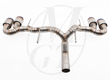 Meisterschaft Titanium GT Racing Exhaust w/OEM Style 4x120mm Tips Nissan GT-R R35 08-10