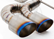 Meisterschaft Titanium GT Racing Exhaust w/OEM Style 4x120mm Tips Nissan GT-R R35 08-10