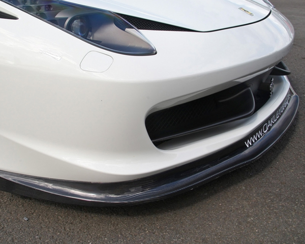 Oakley Design Carbon Fiber Front Lip Spoiler Ferrari 458 Italia 10+