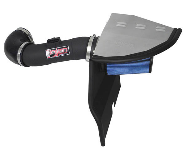 Injen Power Flow Air Intake System Wrinkle Black Chevrolet Camaro 3.6L V6 12+