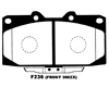 Project Mu NS Front Brake Pads Subaru WRX 4-Piston 06-09