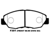 Project Mu NS Front Brake Pad Honda Civic EX/Si 96-09