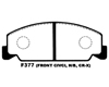 Project Mu Type HC+ Front Brake Pad Honda Civic Si 89-93