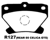 Project Mu NS Rear Brake Pad Toyota Celica GTS 01-05