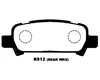 Project Mu B-Spec Rear Brake Pad Subaru WRX 02-05