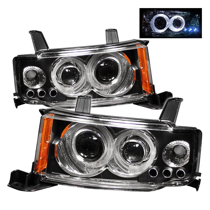 Spyder Halo Black Projector HeadLights Scion Xb 03-07